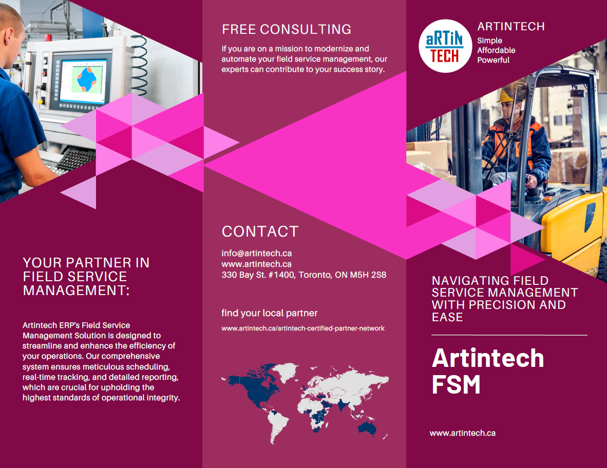 Field Service Management Software (FSM) for SMBs | Artintech ERP